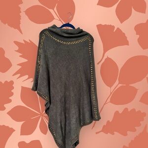 One size fits most sweater poncho!
